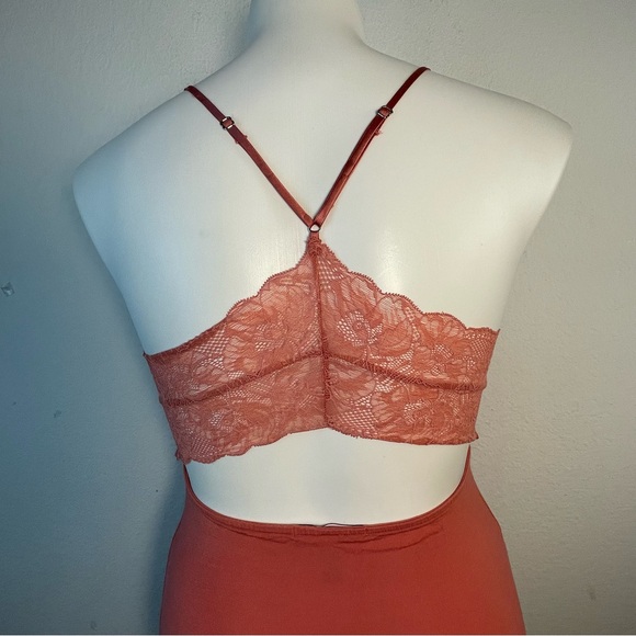 Victoria’s Secret Heavenly Floral Lace Mini Slip Nightgown Dress – Size L - Picture 4 of 6